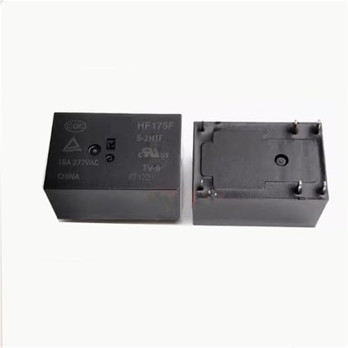 Relais HF175F-5-2HTF 24V CC 16A 6 broches pour circuit imprimé Lot de 10 pièces