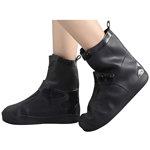 VXAR Galoshes Overshoes Rain Shoe Cover Black2 3XL