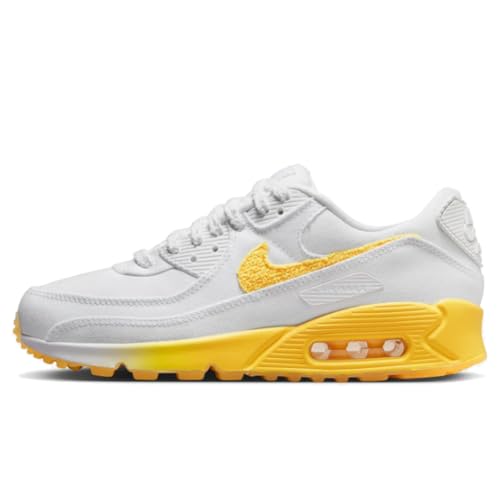 Women's Air Max 90 SE - Size 10 US - White/Citron Pulse (White/Citron Pulse-Alabaster, us_Footwear_Size_System, Adult, Women, Numeric, Medium, Numeric_7)