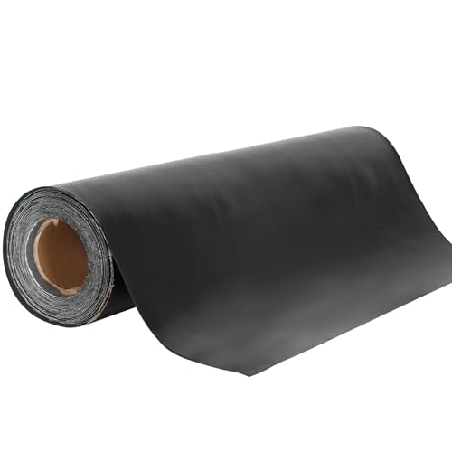 51 Mil Self-Adhesive EPDM Rubber Roofing Membrane - 39' x 16ft Waterproofing Membrane, Sealing Roll Roofing, Self Stick Waterproof Roof Underlayment for RV, Shed, Garage - Black