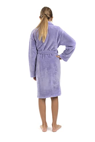 BC BARE COTTON Bare Cotton Kids Microfiber Fleece Shawl Robe - Girls2