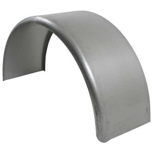 The Trailer Parts Outlet - Single Axle 9x32 Smooth Steel Rolled Fender - 16-Gauge Steel, Universal Mounting - Sleek Design and Reliable Protection