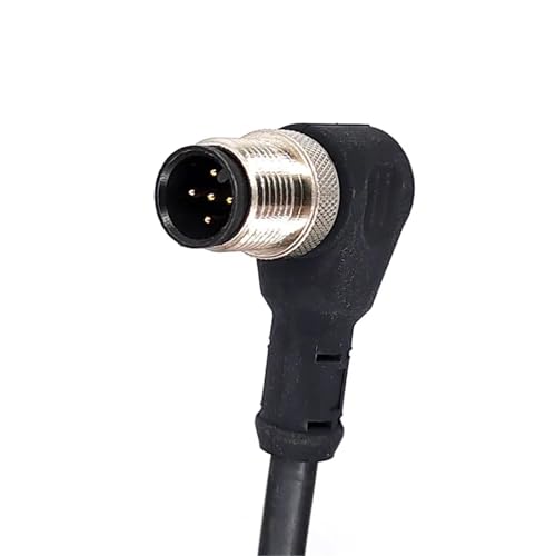 Connecteur M12 femelle coudé 4 broches idéal pour automates - 6