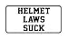 3pcs Helmet Laws Suck Funny Hard Hat/Helmet Stickers
