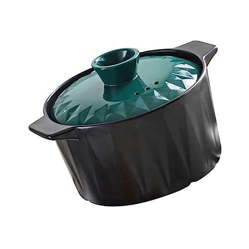 Cabilock Cazuela De Sopa y Estofado Olla Caliente Delicada De Cerámica Tarteras