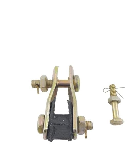 Image of Heavy Duty Steel & Rubber to Ceiling Hook clamp or shackle with 6mm Bolt, 1.8mm Hanger arm & 3 Nut with Earthing screw Locking Pins To Ceiling Hook Attachment Clamp