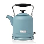 Haden Highclere Electric Kettle - 3000W Fast Boil, Cordless, 360 Base, Cup Markings - 1.5L Stainless Steel Kettle - Lightweight, Easy To Fill, Empty And Clean
