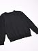 Amazon Essentials Unisex Kids' Uniform Cotton V-Neck Sweater, Black Heather, Medium