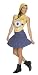 Rubie's Costume Co Women's Minion Face Hooded Costume Dress, Yellow, Small