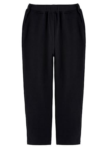 easyforever Kids Girls Boys Straight Leg Pants Trouser Elastic Waisted Sweatpants with Pockets for Outdoor Camping