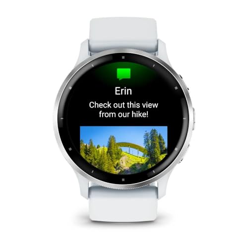 Garmin Relógio Venu 3 Branco 45mm com Monitor Cardíaco de Pulso e GPS