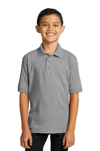 Port & Company Youth Core Blend Jersey Knit Polo XS Royal