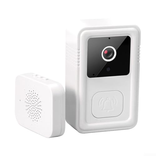 Campanello video WiFi intelligente con citofono bidirezionale, per visione notturna, funzione di cambio voce, telecamera HD wireless, portata 150 m, per sicurezza domestica, compatibile con app Tuya