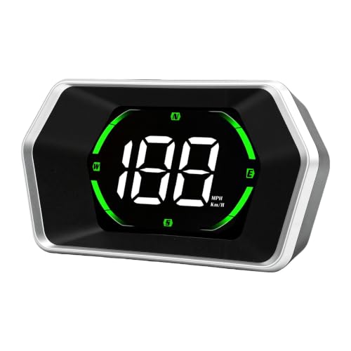 Velocímetro digital GPS para coche pantalla LED verde para panel de instrumentos de coche y SUV 2