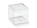 Produktbild Unbekannt 10 Stück Kartonage AUTOMATICO transparent, 100x100x100 mm, Geschenkverpackung Hochzeit Taufe
