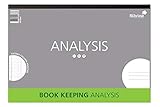 Silvine A3 Book Keeping Analysis Pad, 80 Pages Printed 'Analysis' 16 Columns - Ref A3A16