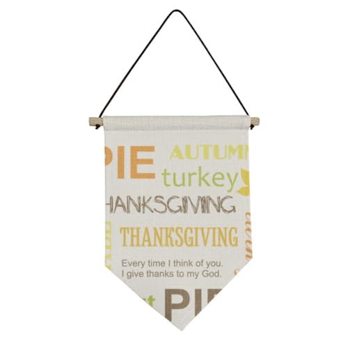 Drapeau suspendu Thanksgiving en tissu pour habiller facilement vos murs vides cet automne