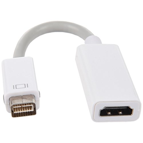 Blanc Cable Adaptateur Mini DVI vers pour