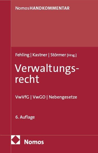 Verwaltungsrecht: VwVfG | VwGO | Nebengesetze