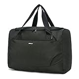 ECOHUB Bolsa de Viaje 45x36x20 Plegable Bolsa Viaje Maletas de Viaje Bolsos de Viaje Bolsa Maternidad Hospital Weekender Bag Bolsa de Mano Equipaje Ecológico Bolso Mujer para Easyjet Avíon (Gris)