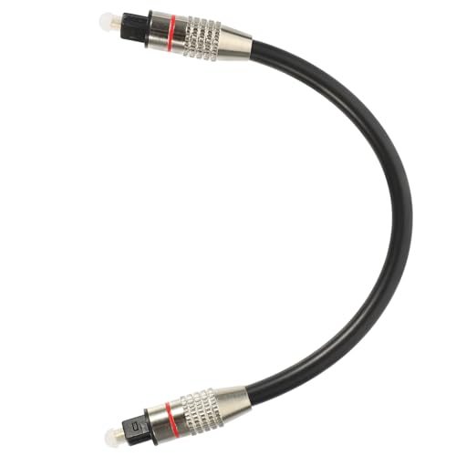 Kisangel Optisches Digital Audio Kabel Robustes Spdif Lichtwellenleiterkabel mit Schrägem Stecker Hochfokussierte Signalübertragung für Tv Dvd Soundbar Heimkino und Hifi Anlage
