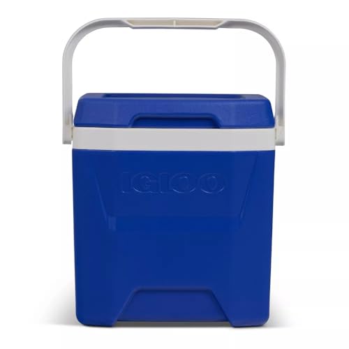 Image of Igloos Cooler Hard-Sided Ice Chest, Insulated Portable Cooler, Heavy-Duty, Leak-Resistant Lid, Lightweight Ergonomic Handle