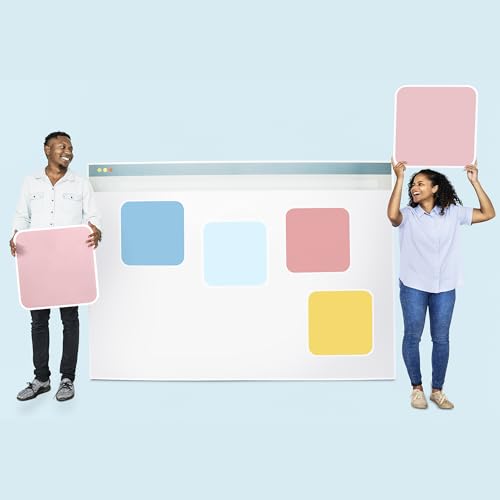 VIBE INK Blank Magnet Sheet 24" Wide - 30 mil Thickness Flexible, Printable, White Vinyl Surface - Safe on Vehicles, Cuts Easily for DIY Craft Projects (10 Ft. Roll)