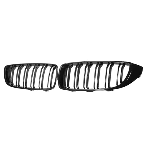 Parrilla delantera tipo riñón para Serie 4 F32 F33 F36 en color negro brillante