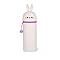LEGAMI - 2-in-1 Weiche Silikontasche - Kawaii, Giraffe Schultasche, Tischstifthalter, Reißverschluss, Silikon, Stiftetasche Buntstifte Marker, H 18,5 cm, Bunny