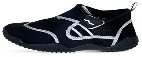 NORTY - Mens Aqua Socks Wave Water Shoes - Waterproof Slip-Ons for Pool, Beach, Lake and Sport2