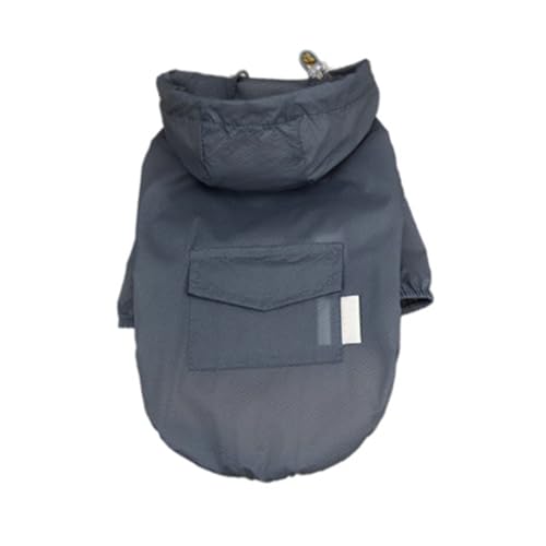 Hunde- Kapuzenpullover, atmungsaktiv, Sommer, Welpen, schnell trocknend, Hundekleidung mit Tasche, verstellbare Kapuze, für kleine Hunde, Outdoor, UV- Block