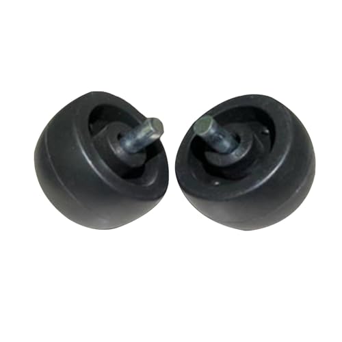 MYCENSE 2Pcs Outdoor Parasol Base Wheels 1P2R Sturdy Easy to Install Black Accessories Sunshades Base Wheels for Deck Market Outside