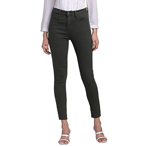 Image of Spykar Womens Mid Rise Skinny Fit Jeans