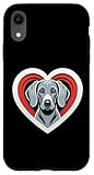 Installazione facile Weimaraner Cuore Simpatico cucciolo di cane proprietario Custodia per iPhone XR