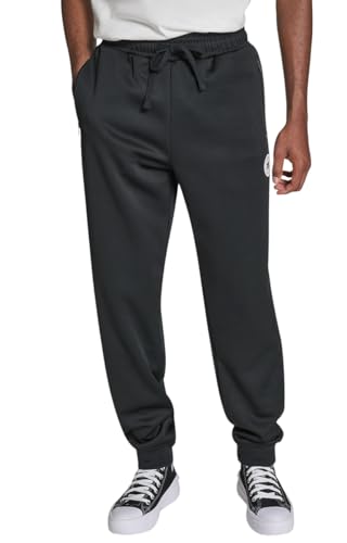 Converse Mens Standard Fit Retro Chuck Patch Track Pant Black L