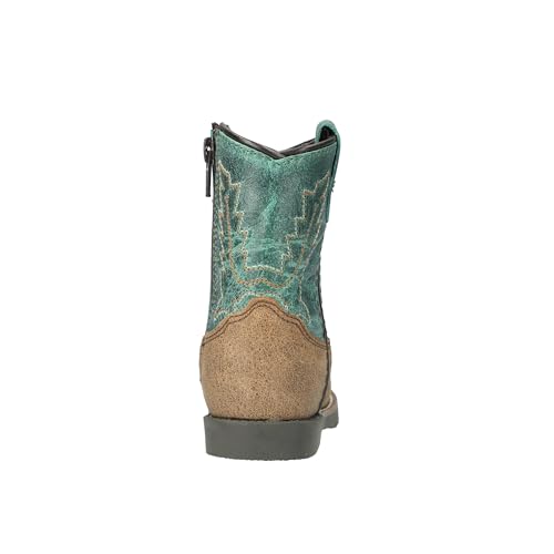 Image of Smoky Mountain Boots Toddlers' Autry Square Toe Leather Western Cowboy Boots