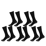 ZHOUXYFDC Skisocken Herren 5/10Pai Winter Selbsterhitzende Socken Thermisch Beheizt Weich Elastisch Verdicken Anti-Rutsch for Frauen Männer Outdoor Ski(5pair,S M)
