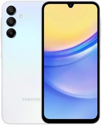 Celular Samsung Galaxy A15 5G 128GB, 4GB RAM, Tela Infinita de 6.5" Azul Claro