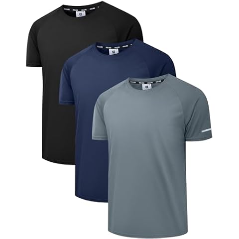 Holure Men's Quick-Drying Sports T-Shirts Cover