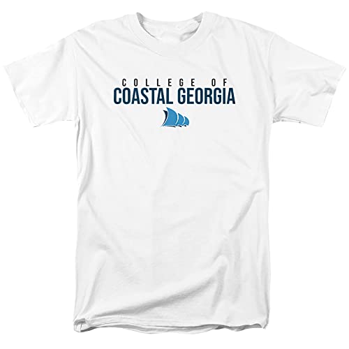 College of Coastal Georgia Official Stacked Unisex Adult T Shirt,College of Coastal Georgia, Small