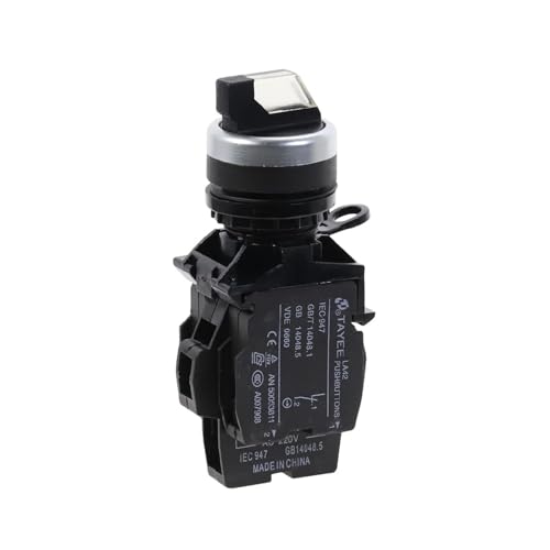 XHAJCSJWGD Weiß mit Licht 2-Positionen-Wahlschalter mit langem Griff