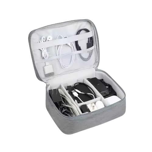 Bolsa Organizadora de Cabos e Eletrônicos Multifuncional e Portátil