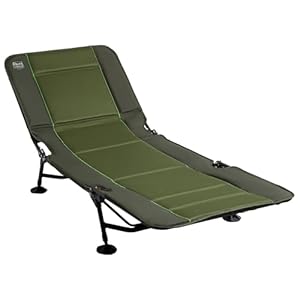 TIMBER RIDGE Folding Camping Cot, Heavy Duty Cot with Comfortable Pad, Portable Travel Camp Cots for Home or Outdoor, Supports 300 LBS, Green