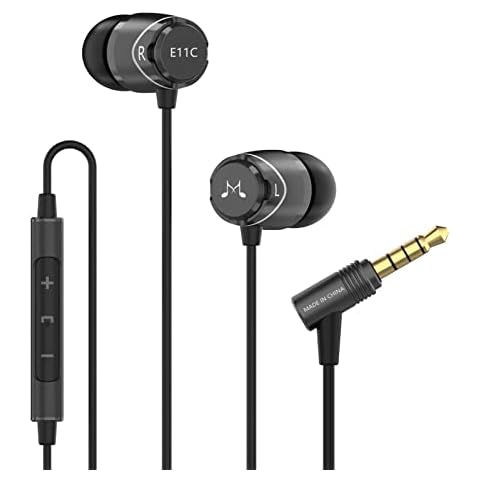 Soundmagic E11C Wired Earbuds with Microphone Cover