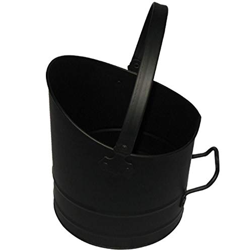 Home Discount Carbone Secchio, Nera Fuoco Camino