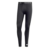 adidas Men's Techfit Compression Training Long Tights, Black