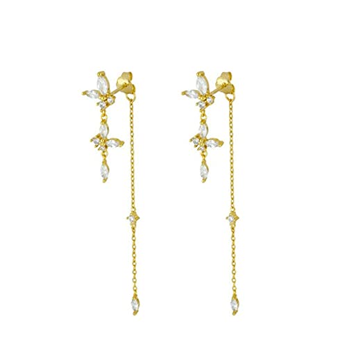 Boucles d'oreilles en argent pendantes : cadeau demoiselle d'honneur