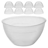 NUOBESTY Lot de 10 Coupelles pour Rinçage Oculaire Portables en Matériau Doux Grosse Cap...