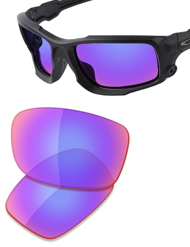 Image of SAUCER Premium Replacement Lenses & Nosepads for Oakley Si Ballistic Shocktube OO9329 Sunglasses