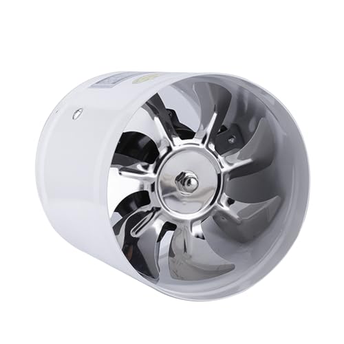 Ventilador de aire multifuncional, potente y silencioso de escape, ventilador, tubería de metal, herramienta de cultivo para el hogar, cocina, sótano, equipo de jardinería interior premisa científica